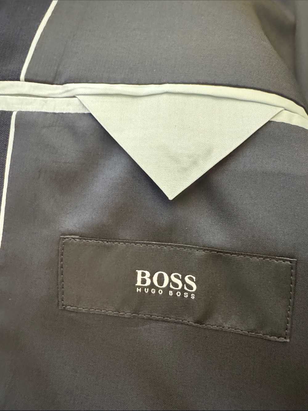 Hugo Boss Jam75 Sharp3 Suit 42L Navy Yellowjackets Wardrobe